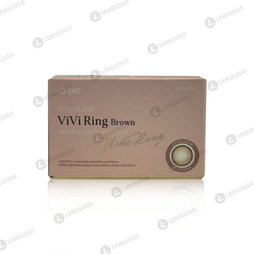 오렌즈 ViVi Ring 1개월용 컬러렌즈 Brown (2개들이)