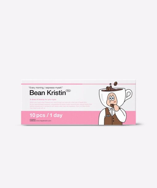 하파크리스틴 Bean Kristin 원데이 컬러렌즈 Short Brown (10개들이)